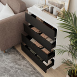 Modern Chest Of 4 Drawers Bedroom Storage