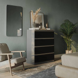 Modern Chest Of 4 Drawers Bedroom Storage