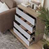 Modern Chest Of 4 Drawers Bedroom Storage
