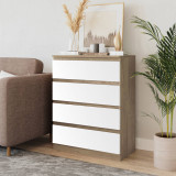 Modern Chest Of 4 Drawers Bedroom Storage