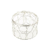 Round Box Wedding Table Decor Metal Mesh