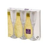 150ml Twist Stem Champagne Flute Glasses