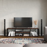 Large Abstract TV Stand and Coffee Table with Storage