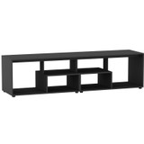Large Abstract TV Stand and Coffee Table with Storage
