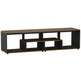 Large Abstract TV Stand and Coffee Table with Storage