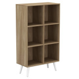 6-Cube Shelving Unit With Legs