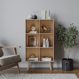 6-Cube Shelving Unit With Legs