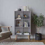 6-Cube Shelving Unit With Legs