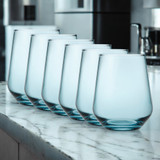 Pasabahce Allegra Coloured Glasses Set 470ml Highball x6 7 425ml Tumbler x6