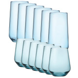 Pasabahce Allegra Coloured Glasses Set 470ml Highball x6 7 425ml Tumbler x6