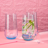 Pasabahce Allegra Coloured Glasses Set 470ml Highball x6 7 425ml Tumbler x6