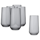 Pasabahce Allegra Coloured Glasses Set 470ml Highball x6 7 425ml Tumbler x6