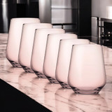 Pasabahce Allegra Coloured Glasses Set 470ml Highball x6 7 425ml Tumbler x6