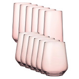 Pasabahce Allegra Coloured Glasses Set 470ml Highball x6 7 425ml Tumbler x6