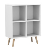 4-Cube Shelving Unit With Legs