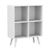 4-Cube Shelving Unit With Legs