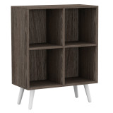 4-Cube Shelving Unit With Legs