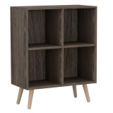 4-Cube Shelving Unit With Legs