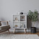 4-Cube Shelving Unit With Legs