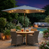 270cm Solar LED Parasol Umbrella