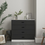 White - Chest of 4 Drawers