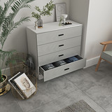 White - Chest of 4 Drawers