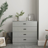 Modern 4 Drawer Chest