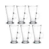 260ml Clear Glass Hot Chocolate & Latte Mugs