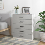 5 Drawer Wooden Bedroom Chest