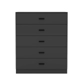 5 Drawer Wooden Bedroom Chest