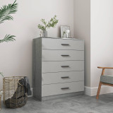 5 Drawer Wooden Bedroom Chest