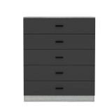 5 Drawer Wooden Bedroom Chest