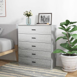 5 Drawer Wooden Bedroom Chest