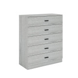5 Drawer Wooden Bedroom Chest