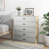 5 Drawer Wooden Bedroom Chest