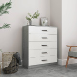 5 Drawer Wooden Bedroom Chest