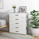 5 Drawer Wooden Bedroom Chest