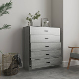 5 Drawer Wooden Bedroom Chest