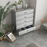 5 Drawer Wooden Bedroom Chest