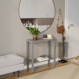 2-Tier Wooden Console Table - 75x71x29.5cm