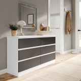 Minimalist Chest of 6 Drawers - 68.6x120x35cm
