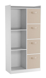 7 Cube Wooden Bookcase Shelving Display Storage