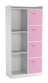 7 Cube Wooden Bookcase Shelving Display Storage