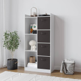 7 Cube Wooden Bookcase Shelving Display Storage