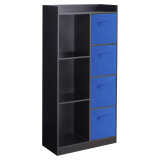 7 Cube Wooden Bookcase Shelving Display Storage
