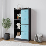 7 Cube Wooden Bookcase Shelving Display Storage