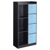7 Cube Wooden Bookcase Shelving Display Storage
