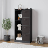 7 Cube Wooden Bookcase Shelving Display Storage