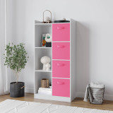 7 Cube Wooden Bookcase Shelving Display Storage