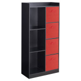 7 Cube Wooden Bookcase Shelving Display Storage